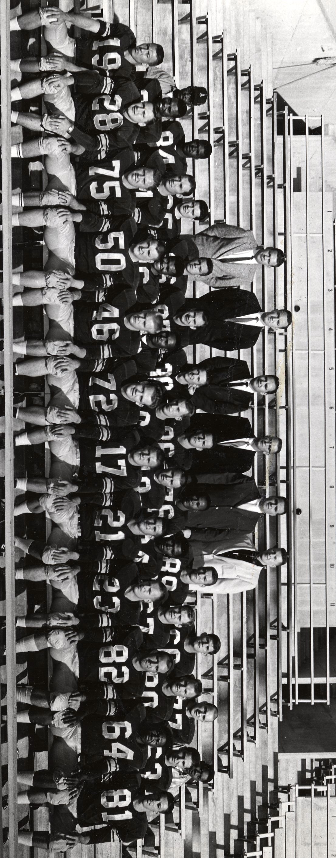 The 1958 ASU Football team took the Territorial Cup game easily with a 47-0 defeat of Arizona.